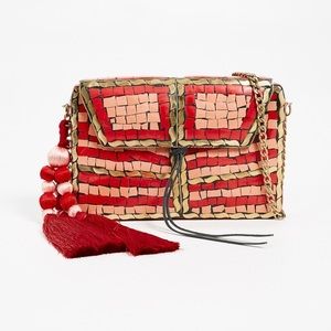 NWOT Sam Edelman Tarian metal box purse